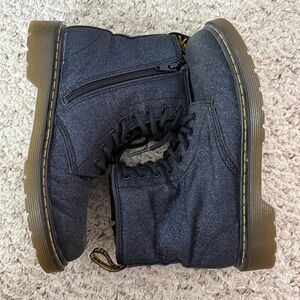 Kids sparkly doc martens